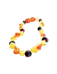 Pulsera ambar baltico color mix 16/17 cm Ambaltic